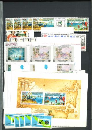 Stamp of Colonies françaises » Nouvelle-Calédonie Nouvelle-Calédonie : 1988-2018, dans un très gros classeur ensemble très fourni