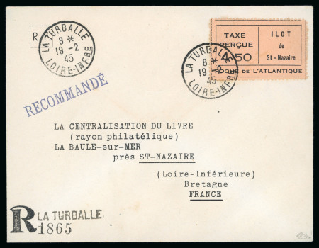 Stamp of France » Libération France Libération : 1945, îlot de St-Nazaire Vignette