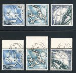 Stamp of Colonies françaises » Monaco 1955, série Oiseaux Y&T n° 55-58, une série neuve ** MNH