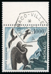 Stamp of Colonies françaises » Monaco 1955, série Oiseaux Y&T n° 55-58, une série neuve ** MNH