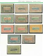 Stamp of Colonies françaises » Côtes des Somalis Côte des Somalis, 1894-1966: collection **/*/obl. bien fournie