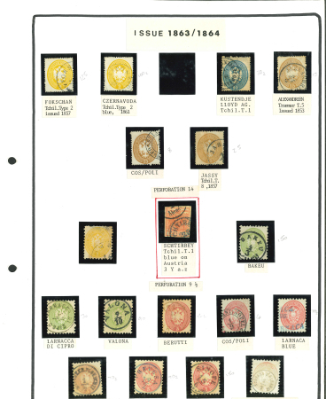 Stamp of Austria » Austrian Levant 1863-1908 Abstempelungen: Umfangreiche Sammlung