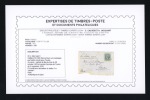 Stamp of France » Ballons Montés 1870, Y&T n°29B, enveloppe et correspondance avec mention