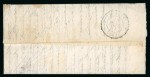 Stamp of France » Ballons Montés 1871, Y&T n°32 et 45, affranchissement mixte au tarif