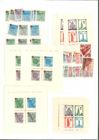 Stamp of Colonies françaises » Colonies Francaise Collections et Lots Zones d'Occupation Française en Allemagne : 1945-1949, lot neufs **/* des trois zones
