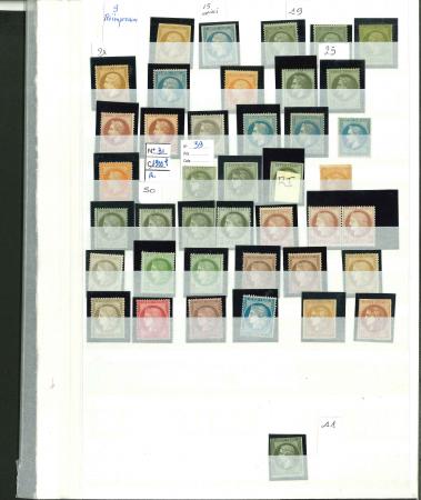 Stamp of France » Collections France : 1852-1900, ensemble de classiques neufs **/*/(*).