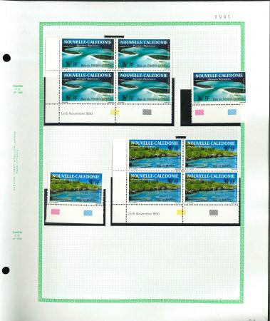 Stamp of Colonies françaises » Nouvelle-Calédonie Nouvelle-Calédonie : 1985-2011, dans deux reliures très belle collection