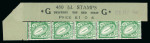 Stamp of Ireland » Definitives 1940-49 Wmk E 1/2d green, showing a vertical strip