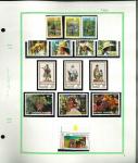 Stamp of Colonies françaises » Polynésie 1981-2018, dans deux reliures Yvert et feuilles neutres,