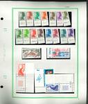Stamp of Colonies françaises » St. Pierre et Miquelon 1986-2015, dans deux reliures Yvert et feuilles neutres,