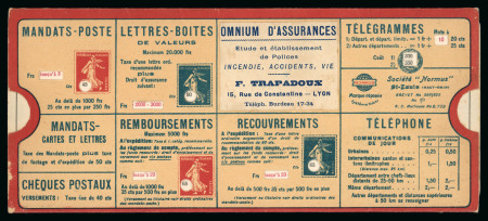 Stamp of France » Entiers Postaux 1926-1930, carton tarifaire Normus avec intérieur mobile