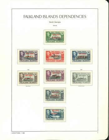 Stamp of Falkland Islands » Dependencies - South Georgia Falkland Island Dependencies/South Georgia, 1944-2008,