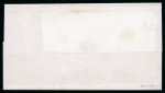 Stamp of Switzerland / Schweiz » Kantonalmarken » Genf 1844, linke Hälfte der Doppelgenf auf Ortsbrief von Genf