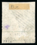 Stamp of Switzerland / Schweiz » Sitzende Helvetia Ungezähnt » Münchner Druck, 1. Auflage 1854, 40 Rp. grün 1. Münchner Druckperiode klar und sauber entwertet mit schwarzer eidgenössischer Raute