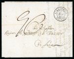 Stamp of Egypt » French Post Offices » Alexandria 1842-58 Three folded covers showing three different