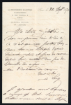 Stamp of France » Ballons Montés 1870, Napoléon Lauré Y&T n°29 20c bleu sur enveloppe