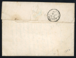Stamp of France » Lettres Classiques T14 de Guéret du 02.01.1849 sur lettre affranchie Cérès Y&T n°3