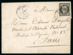 Stamp of France » Lettres Classiques T14 de Guéret du 02.01.1849 sur lettre affranchie Cérès Y&T n°3