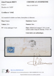 Stamp of France » Empire 1853-1862 1859, Cad Camp de Satonay + losange CDS sur lettre n°14