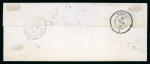 Stamp of France » Empire 1853-1862 1859, Cad Camp de Satonay + losange CDS sur lettre n°14