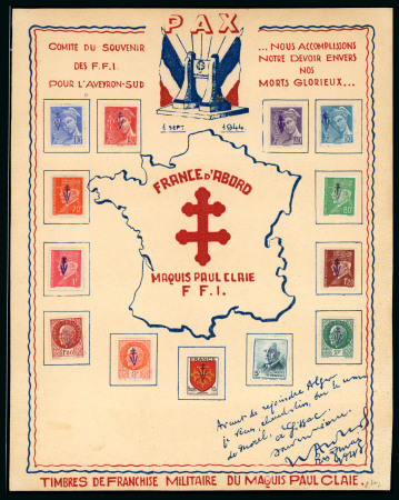 Stamp of France » Libération Ravensburg (Allemagne), Libération, type Hitler, référencé