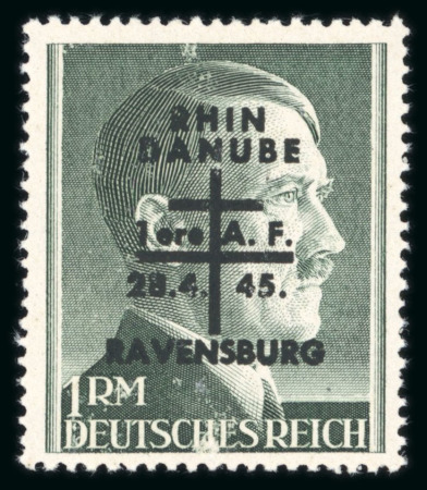 Stamp of France » Libération Ravensburg (Allemagne) type Hitler, référencé Mayer,