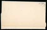 Stamp of Egypt » 1884 Changed Colours 10pa green, on 1885 printed circular from the Peninsular