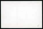 Stamp of Egypt » 1879 De La Rue 20pa die proof in black on glossy card, handstamped