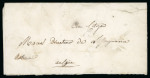 Stamp of Egypt » Napoleonic Campaign 1805 Folded part entire sent with Cairo, datelined