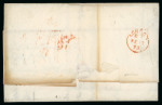 Stamp of Egypt » British Post Offices » Alexandria 1873 (10.2) Folded entire from Alexandria via Brindisi