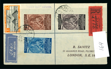 Stamp of Egypt » Commemoratives 1937 Abolition of Capitulations at the Montreux Conference: Three covers