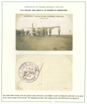Stamp of Egypt » Airmails 1914 Real photo picture postcard depicting the arrival