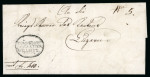 Stamp of Switzerland / Schweiz » Vorphilatelie 1807, Wertbrief mit seltenem Portofreiheitsstempel « COMMANDANT DE QUARTIER WILISAU » (unbekannt in Winkler) an die Kriegskammer des Kantons Luzern