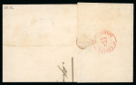 Stamp of Switzerland / Schweiz » Rayonmarken » Rayon III (grosse Ziffer) 1854, Rayon III auf Brief von Aarau nach St. Gallen
