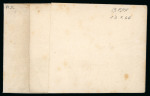 Stamp of Switzerland / Schweiz » Sitzende Helvetia Ungezähnt » 1857-62 Berner Druck, Dickes Papier 1860, Strubel 10 Rp. blau, 4. Berner Druckperiode, auf Brief von Aarau nach Rueun