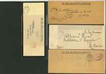 Stamp of Egypt » Collections Royal Collection: 1910-28 Assembly of thirteen envelopes