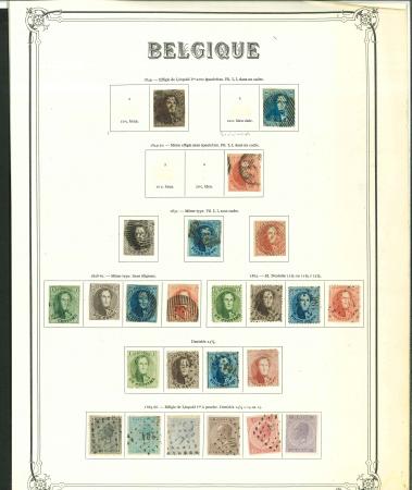 Stamp of Belgium » Collections Belgium: 1849-1889, nice first issues collection. Mint