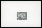 Stamp of Egypt » 1879 De La Rue 20pa die proof in black on glossy card, handstamped