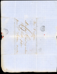 Stamp of Colonies françaises » St. Pierre et Miquelon 1871,  lettre du 6 juin au départ de Saint Pierre et