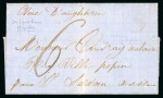 Stamp of Colonies françaises » St. Pierre et Miquelon 1871,  lettre du 6 juin au départ de Saint Pierre et