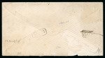 Stamp of Egypt » 1874 Bulaq 1pi rose-red, uncancelled on 1875 envelope to The Hague,
