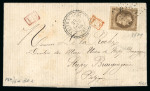 Stamp of France » Collections 1853-1900, sur pages d'album, collection */(*)/obl.