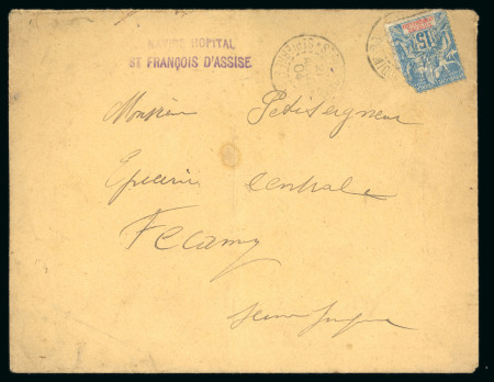 Stamp of Colonies françaises » St. Pierre et Miquelon 1904, lettre affranchie Allégorie Y&T n°64 (Tillard