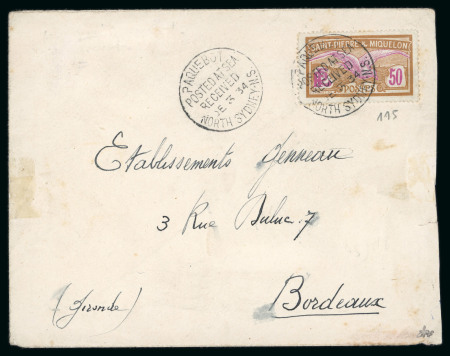 Stamp of Colonies françaises » St. Pierre et Miquelon Saint-Pierre-et-Miquelon, 1934, lettre affranchie Y&T