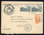 Stamp of Colonies françaises » St. Pierre et Miquelon Saint-Pierre-et-Miquelon, 1950,  lettre par avion affranchie