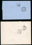Stamp of France » Lettres Classiques 1865, Lot de 2 lettres avec cachet de Levée Exceptionnelle