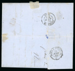Stamp of France » Lettres Classiques 1858-1861, Lot de 2 lettres avec Napoléon Y&T n°12