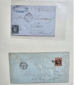 Stamp of France » Lettres Classiques Collections 1792-1946, Collection de lettres dans un classeur constituée