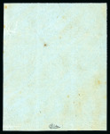 Stamp of France » Empire 1853-1862 1853, Empire non-dentelé Y&T n°11 1c olive, bloc de