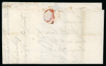 Stamp of Ireland » Pre-Stamp Postal History » Independant Post Office Period - 1784-1831 1830 (25.5) Folded letter sheet from Omagh to Southampton,